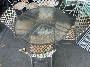 Vintage w/4 Chairs Outdoor Table