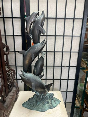 5 Dolphins Sculpture