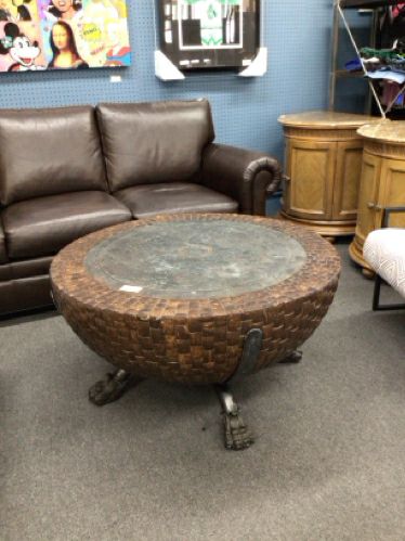 Drum Style Coffee Table